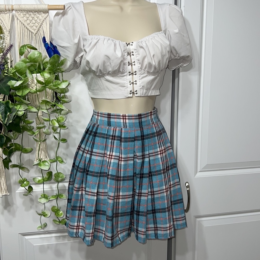 School girl Pleaded Mini Skirt -Plaid💥